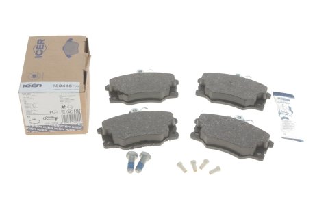 Тормозные колодки (передние) Fiat Punto 93-00/Tipo 87-95/Uno 83-/Palio 96-02/Lexus NX 14-17 ICER 180415-700 (фото 1)