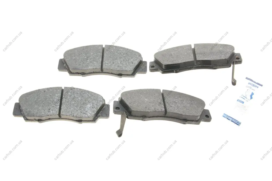 Колодки гальмівні (передні) Honda Accord 91-03/Civic/CR-V 95-02/HR-V 99-/Integra 93-/Stream 05- ICER 181019 (фото 1)