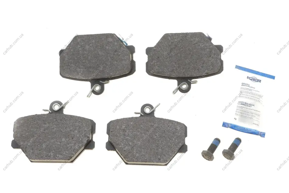 Колодки гальмівні (передні) Smart Cabrio 00-04/City Coupe 98-04/Roadster 03-05/Fortwo 04- ICER 181274-704 (фото 1)
