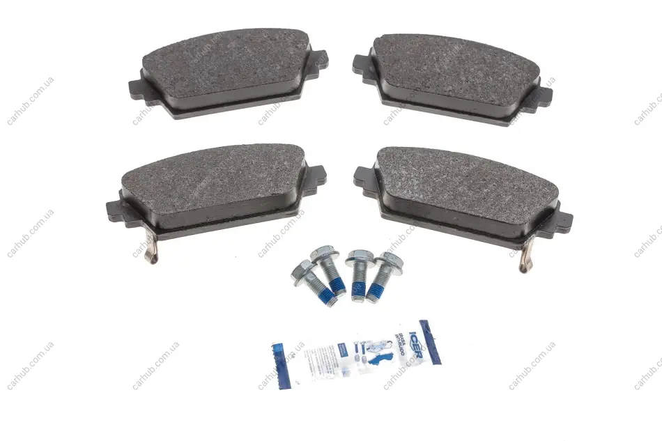 Колодки гальмівні (передні) Honda Accord VI 98-03/Nissan Primera 02-/Almera Tino 00-06 ICER 181286-701 (фото 1)