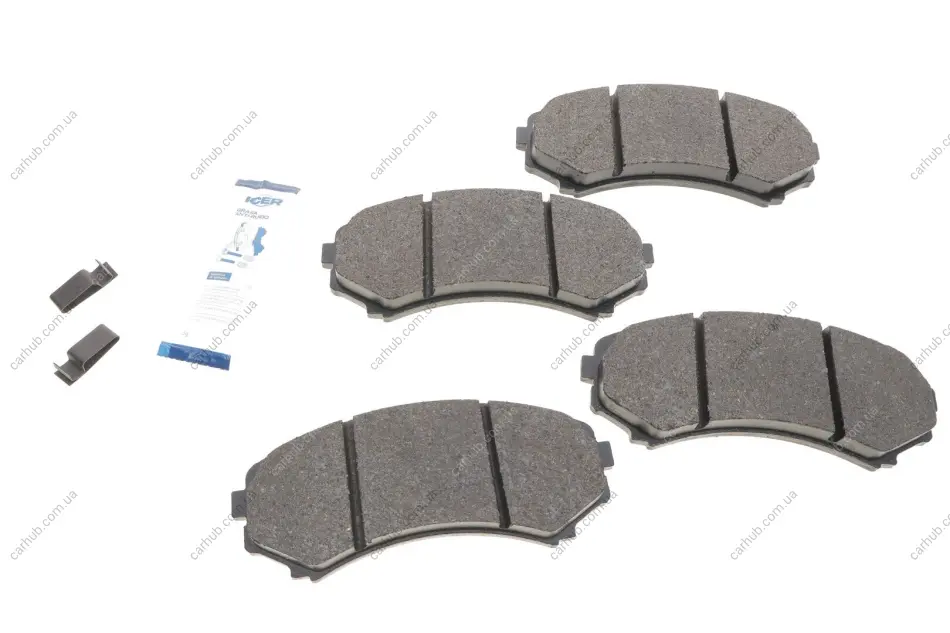 Колодки гальмівні (передні) Mitsubishi Grandis 04-11/Pajero II-IV 90-/Mazda E2000/2200 88-03 ICER 181374 (фото 1)