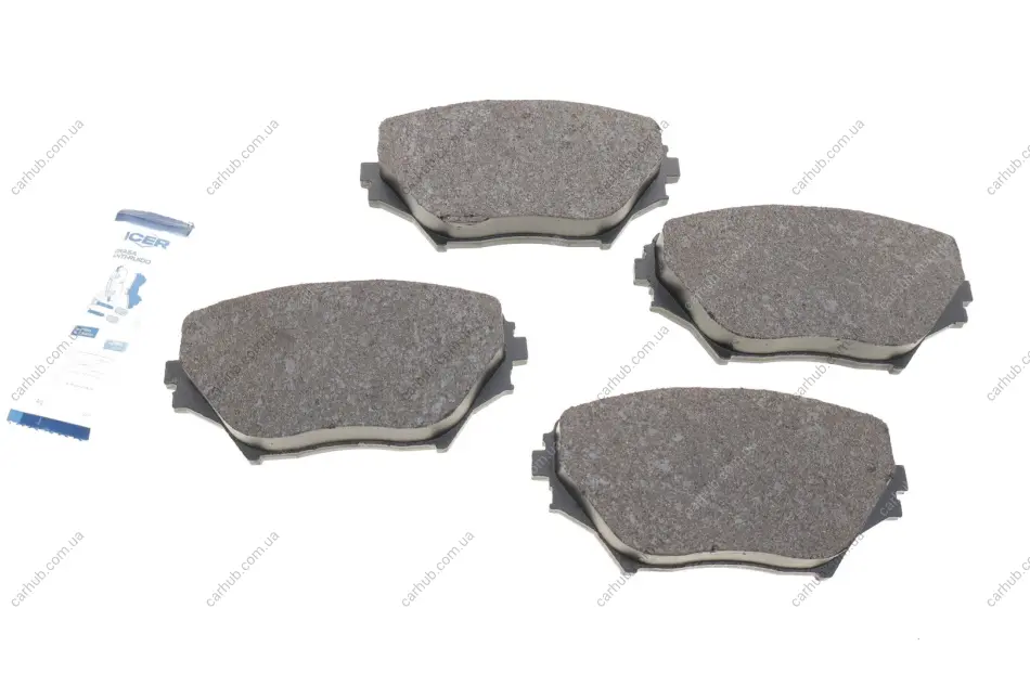 Колодки гальмівні (передні) Toyota Rav 4 II 00-05 ICER 181519 (фото 1)