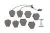 Колодки гальмівні (передні) Audi A4 97-01/A6 97-05/VW Passat B5 00-05/Phaeton 02-08 (+датчики) ICER 181571 (фото 1)