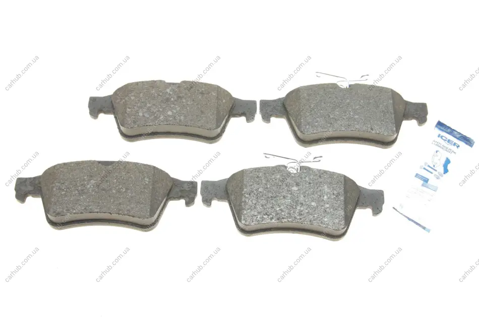 Колодки гальмівні (задні) Ford Focus 04-/Connect/Opel Vectra C 02-13/Renault Laguna/Citroen C5 07- ICER 181651 (фото 1)
