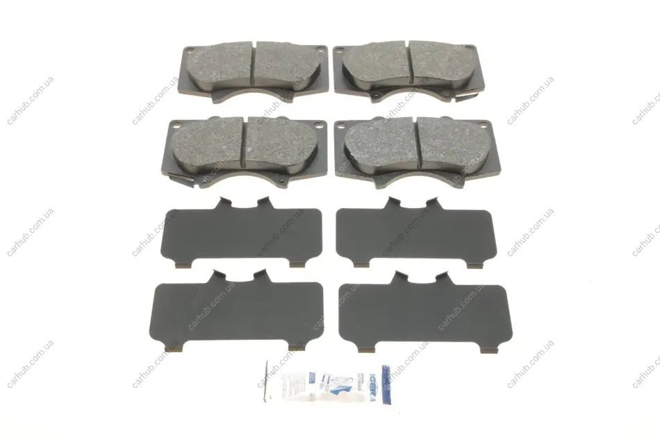 Колодки гальмівні (передні) Mitsubishi Pajero IV/Toyota Hilux 06-/Land Cruiser Prado/Lexus GX 01- ICER 181665 (фото 1)