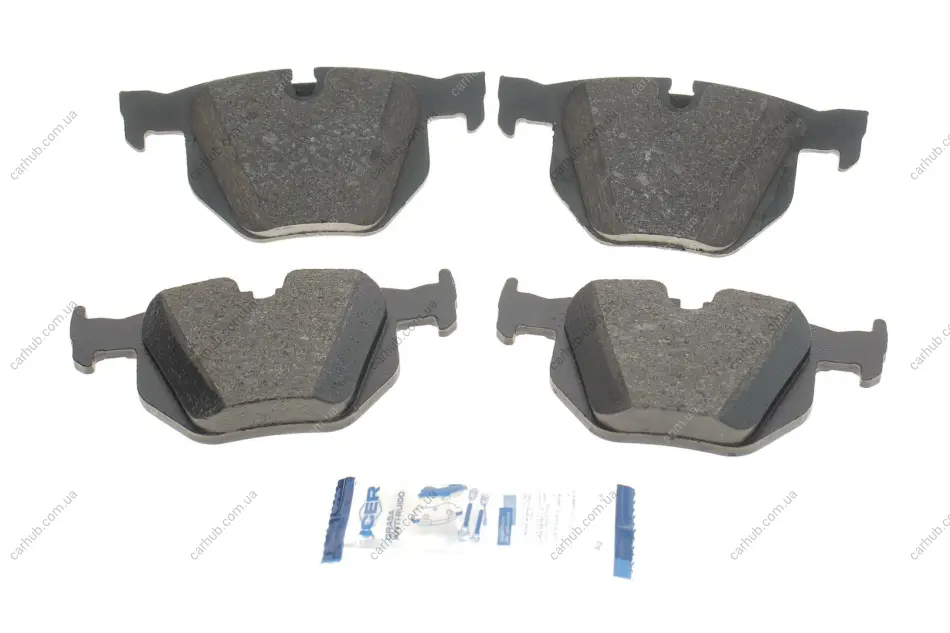 Колодки гальмівні (задні) BMW X5 (E70) 06-13/(F15/F85) 13-18/X6 (E71/E72) 08-14/(F16/F86) 14-19 ICER 181685-202 (фото 1)