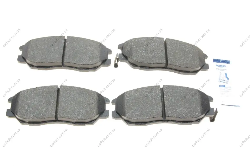 Колодки гальмівні (передні) Hyundai Terracan 01-06/Ssangyong Rexton 02- ICER 181714 (фото 1)