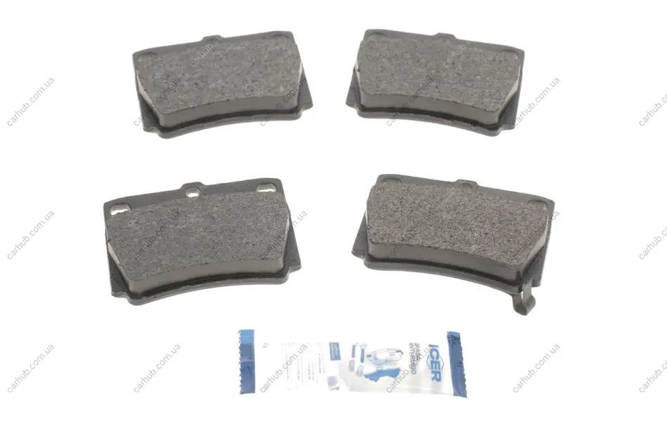 Колодки гальмівні (задні) Mitsubishi Pajero 91-00/Pajero Sport 98- ICER 181719 (фото 1)