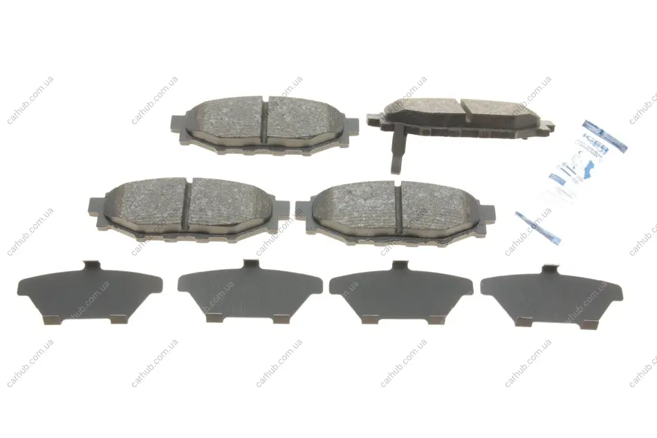 Колодки гальмівні (задні) Subaru Forester/Impreza 08-/Legacy 03-14/Outback 03-/Toyota GT 12- ICER 181759 (фото 1)
