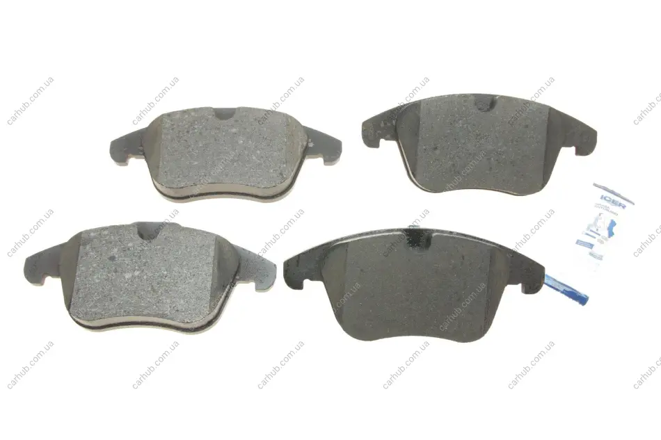 Колодки гальмівні (передні) Ford Mondeo/Galaxy/S-Max/Volvo XC70/V70/S80 07-16/V60/S60/Land Rover 11 ICER 181775 (фото 1)