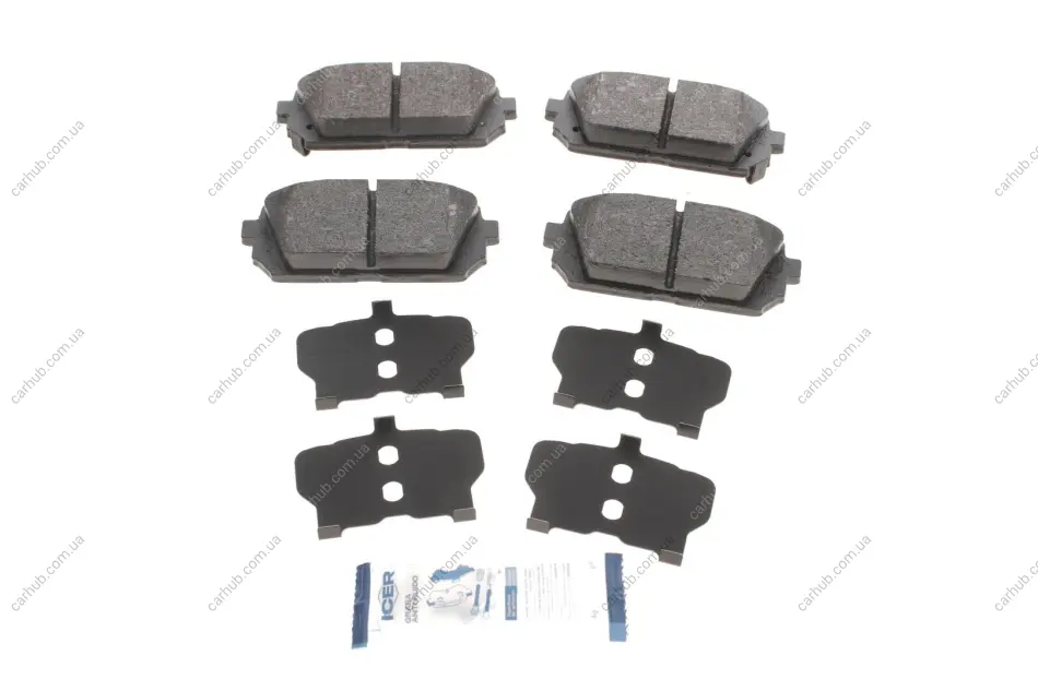 Колодки гальмівні (задні) Kia Carens III 06- ICER 181827 (фото 1)
