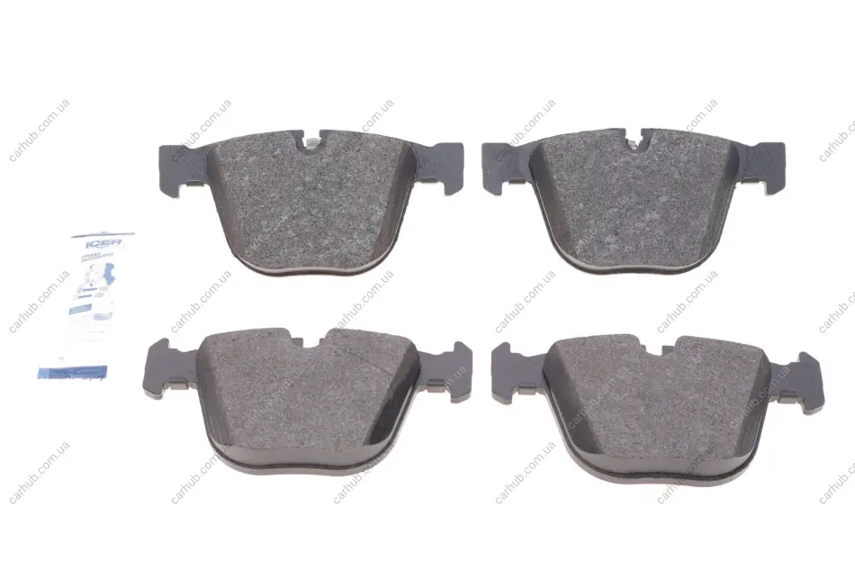 Колодки гальмівні (задні) BMW 5 (F07/F10/F11) 09-/7 (F01-F04) 08-15 ICER 181896 (фото 1)