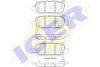 Колодки гальмівні (задні) Nissan Juke 10-19/Leaf 10-/X-Trail 14-/Teana 08-/Renault Koleos 16- ICER 181901-203 (фото 1)