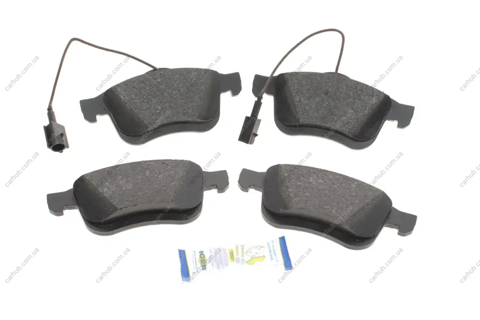 Колодки гальмівні (передні) Fiat Doblo 01-/10-/Opel Combo 12- (+датчики) ICER 181903 (фото 1)