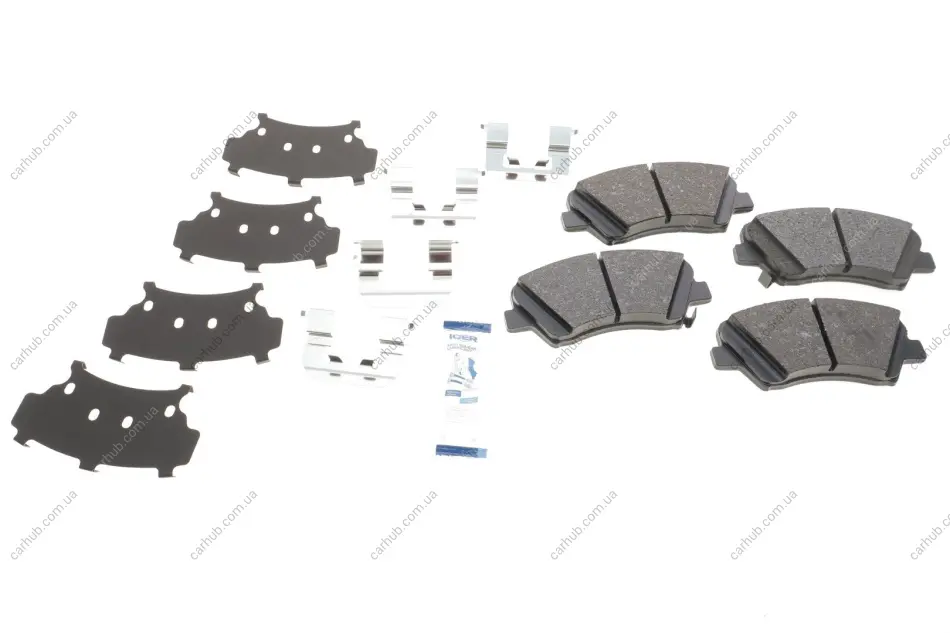 Колодки гальмівні (передні) Hyundai Elantra/ i30/Veloster 11-/Kia Cee\'d/Cerato 12-/Soul 09- ICER 182029 (фото 1)