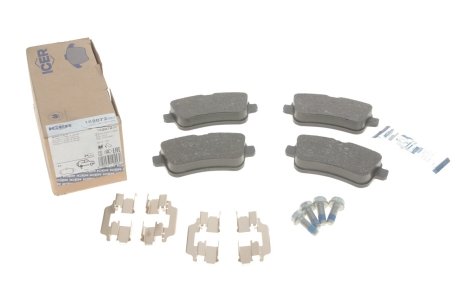 Тормозные колодки (задние) MB GL-class (X166) 12-/GLE-class (C292/W166) 15-/GLS-class (X166) 15- ICER 182072-067