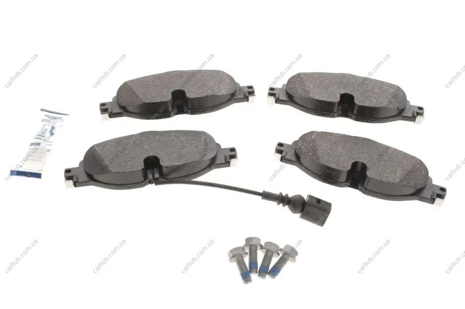 Колодки гальмівні (передні) Audi A3/Q2/Q3/Seat/Skoda Octavia/Kodiaq/VW Golf/Passat B8 12- (+датчик) ICER 182111 (фото 1)