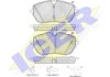 Комплект гальмівних колодок (дискових) ICER 182227 (фото 1)