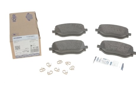 Фото тормозные колодки (передние) Renault Clio V/Nissan Micra V 18- ICER 182383 Тормозные колодки (передние) Renault Clio V/Nissan Micra V 18- ICER 182383
