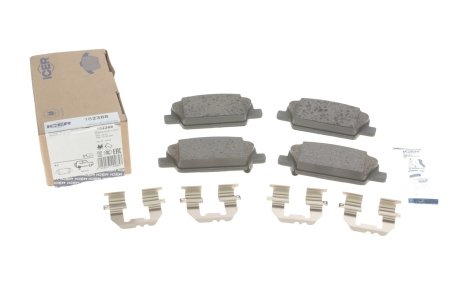 Фото тормозные колодки (задние) Hyundai Santa Fe 18- ICER 182388 Тормозные колодки (задние) Hyundai Santa Fe 18- ICER 182388
