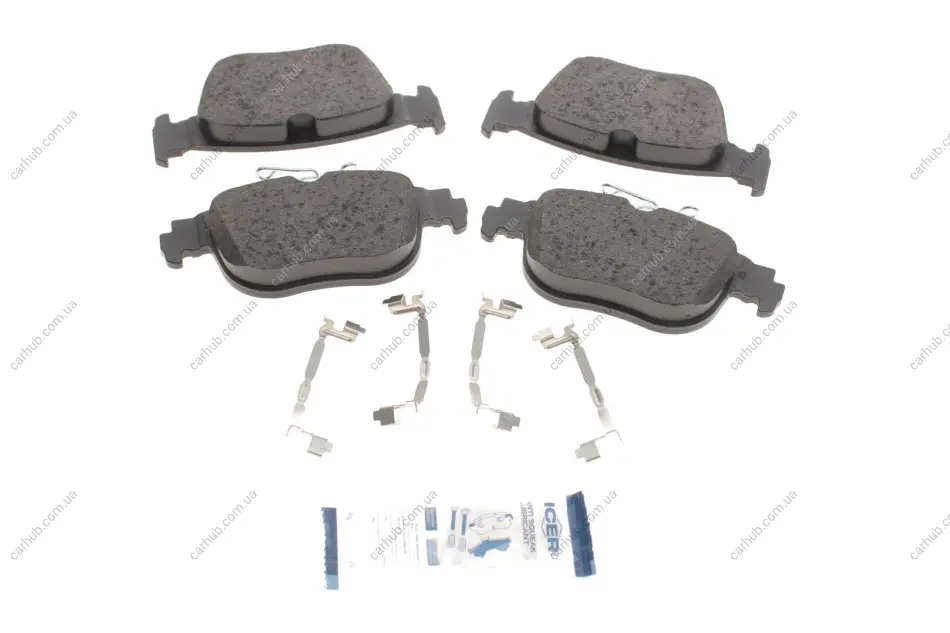 Колодки гальмівні (задні) Audi A3/Seat Leon/Skoda Octavia/VW Golf VIII 19-/Caddy 20- ICER 182408 (фото 1)