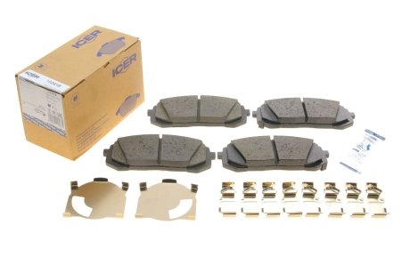 Тормозные колодки (передние) Hyundai Elantra 20-/Sonata VIII/Kia Optima V 19- ICER 182419