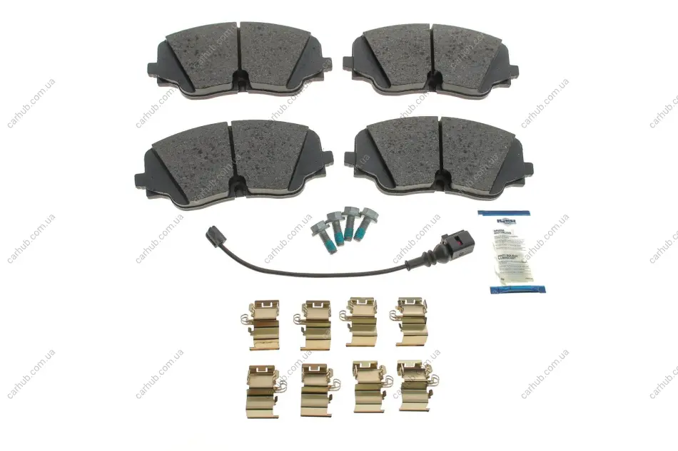 Колодки гальмівні (передні) Audi A3 20-/VW Golf VIII 19-/Tiguan/Arteon 20- (+датчик) ICER 182423 (фото 1)