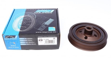 Шкив коленвала Ford Connect 1.8D 02- (6PK) IJS GROUP 17-1042