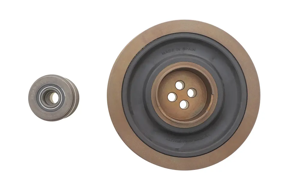Шків колінвалу + шків генератора BMW 5 (F10/F18) 10- IJS GROUP 17-1140KIT (фото 1)