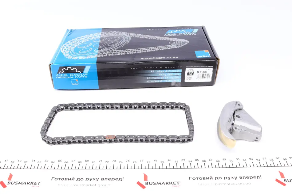 Комплект ланцюга насосу масляного Ford Transit 2.0-2.4 DI/TDE/TDCi 00- (z=76) IJS GROUP 40-1129K (фото 1)