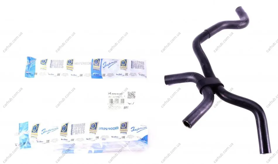 Патрубок системи охолодження VW T5 1.9TDI 06-09 (к-кт в зборі) IMPERGOM 223687 (фото 1)