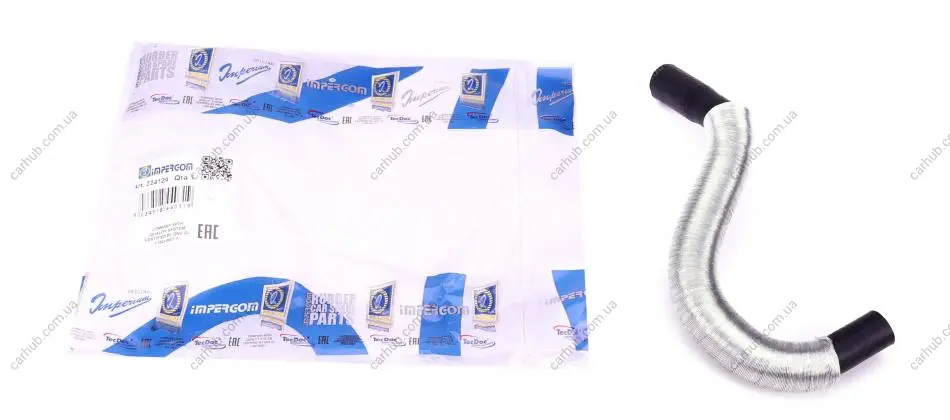 Патрубок радіатора пічки Ford Connect 1.8TDCi 02-13 (з захистом) IMPERGOM 224129 (фото 1)
