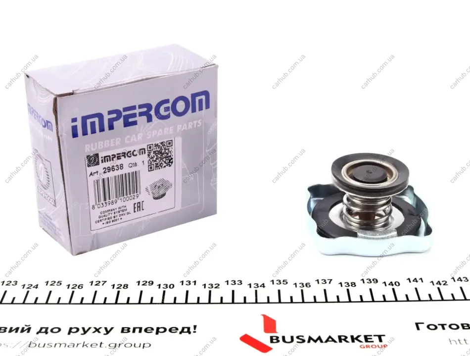 Кришка радіатора Fiat Ducato 2.5D/MB 190 (W201)/E-class (W124) -96 IMPERGOM 29638 (фото 1)