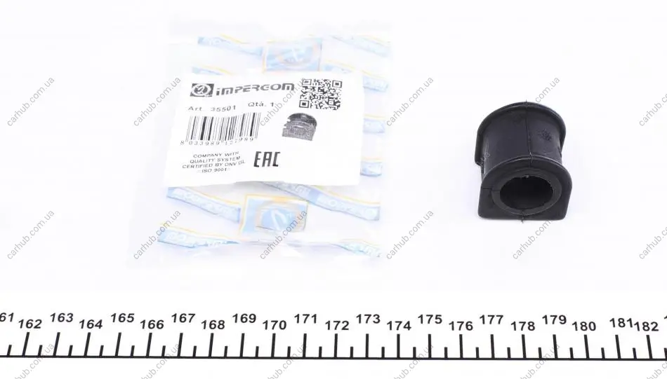 Втулка стабілізатора (заднього) Ford Mondeo I/II 93-01 (d=18mm) IMPERGOM 35501 (фото 1)