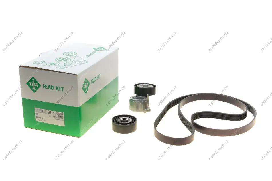 Комплект ременя генератора Citroen Xsara/Peugeot 206 2.0 HDi 99-11 (6PK1740) INA 529 0018 10 (фото 1)