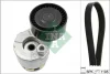 Комплект ременя генератора Nissan Note/Qashqai 1.5 dCi 11- (6PK 1195) INA 529 0117 10 (фото 11)