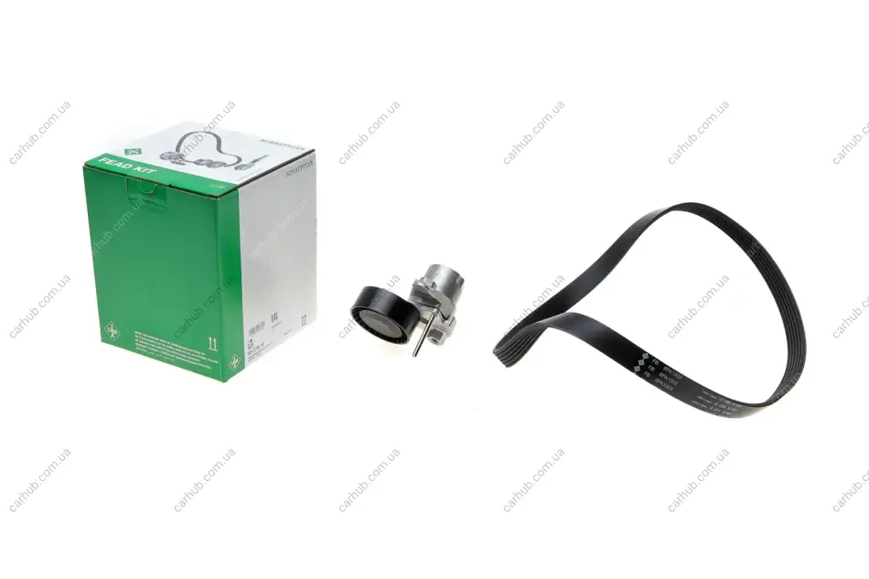 Комплект ременя генератора VW Golf 1.2/1.4TSI 12-/Skoda Octavia 1.2-1.6 12- (6PK1003) INA 529 0159 10 (фото 1)
