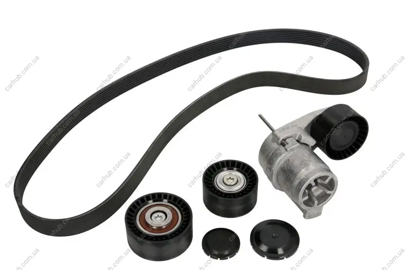 Комплект ременя генератора BMW 5 (F10)/X5 (F15/F85) 3.5i/4.0i 09-, (8PK 1478), N55B30 INA 529 0211 10 (фото 1)