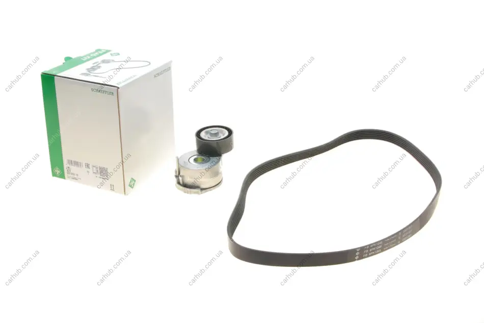 Комплект ременя генератора Citroen Jumpy/Peugeot Expert 2.0 HDi 09- (6PK1245) INA 529 0291 10 (фото 1)