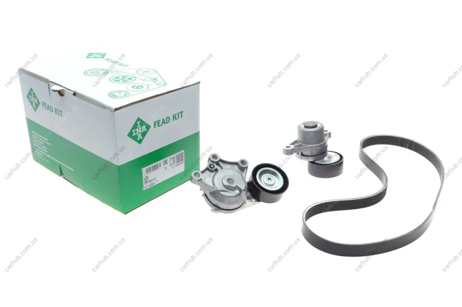Комплект ременя генератора Citroen C3/C4/Peugeot 2008/208 1.4/1.6D 09- (6PK1020) INA 529 0323 10 (фото 1)