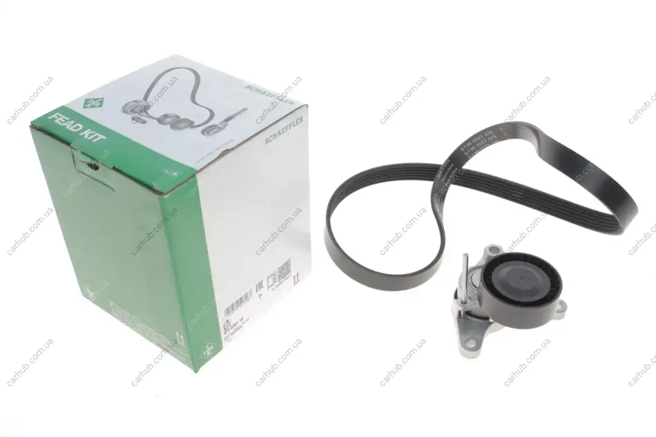 Комплект ременя генератора Audi A3/Skoda Kodiaq/VW Arteon 1.6D/2.0D 12-, (6PK 1033) INA 529 0367 10 (фото 1)
