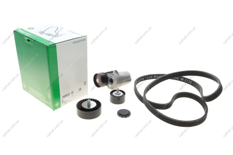 Комплект ременя генератора BMW 3 (E90/E91/E92/E93) 2.0/3.0D 04-13 (6PK 1698) N47D20 INA 529 0369 10 (фото 1)