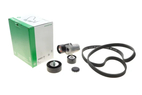 Комплект ременя генератора BMW 3 (E90/E91/E92/E93) 2.0/3.0D 04-13 (6PK 1698) N47D20 INA 529 0369 10