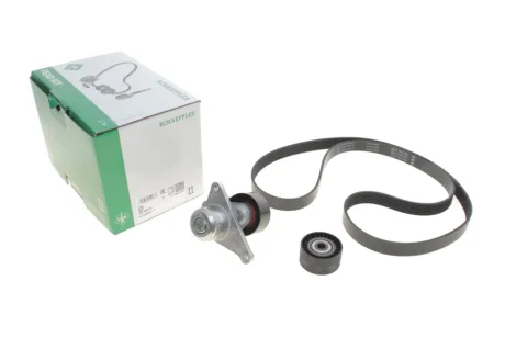 Комплект ременя генератора Renault Megane II 2.0 dCi 05-09/ Nissan Qasqai I/X-Trail II 2.0dCi 07- INA 529 0423 10