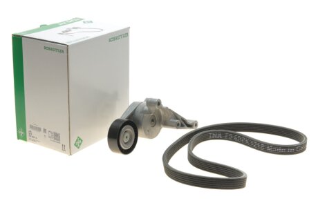 Фото комплект ремня генератора VW Caddy III 1.9TDI/2.0TDi 04-10 (6DPK1215) INA 529 0462 10 Комплект ремня генератора VW Caddy III 1.9TDI/2.0TDi 04-10 (6DPK1215) INA 529 0462 10