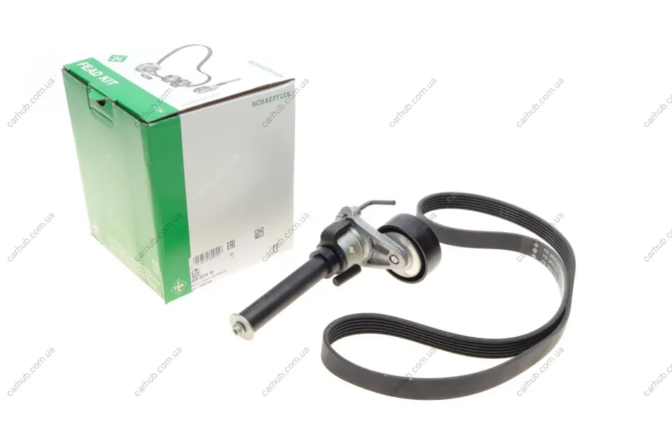 Комплект ременя генератора Audi A3/VW CC 1.8TSI/2.0TSI 04- (6PK1113) INA 529 0514 10 (фото 1)