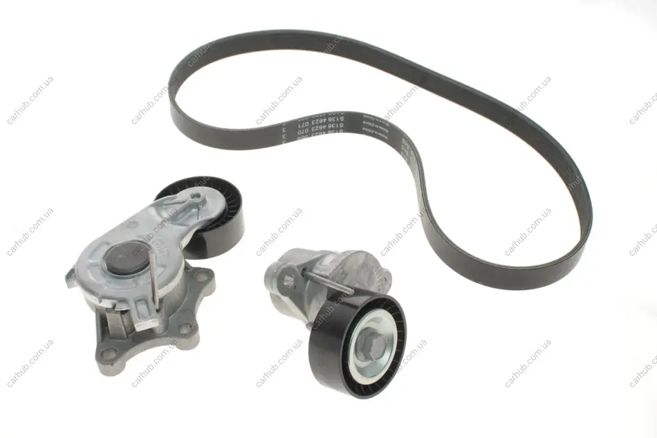 Комплект ременя генератора Citroen Berlingo/Peugeot Partner 1.6 HDi 10- (6PK1020) INA 529 0578 10 (фото 1)
