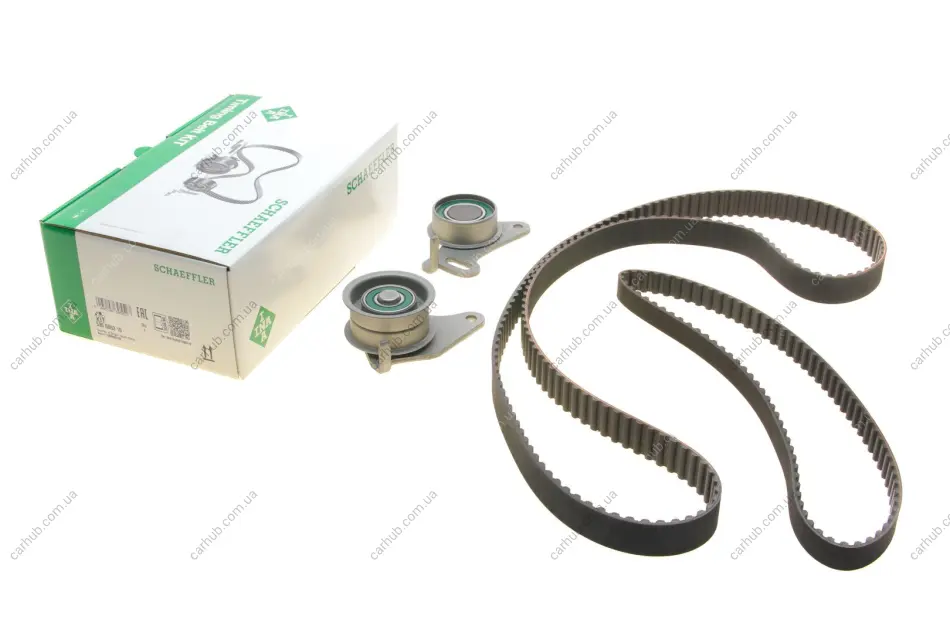 Комплект ГРМ (ремінь + ролик) HYUNDAI GALLOPER I, H100 MITSUBISHI GALANT IV, L 300 / DELICA II, L 300 III, L200, L200 / TRITON, PAJERO I, PAJERO II 2.3D/2.5D/2.6D 09.80-12.15 INA 530 0053 10 (фото 1)