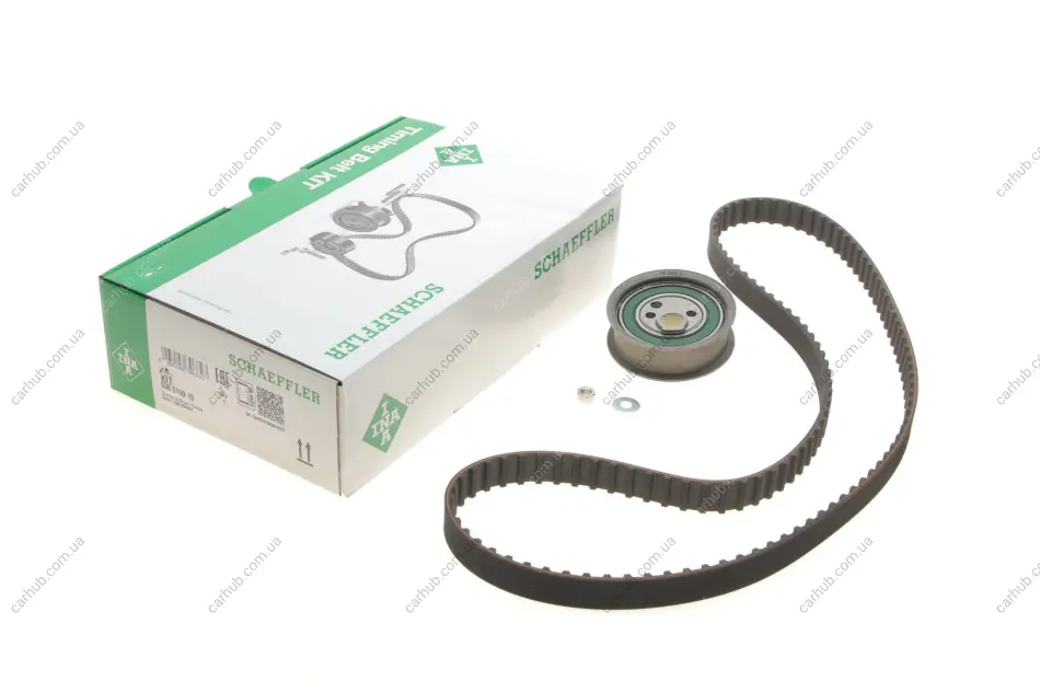 Комплект ГРМ (ремінь + ролик) AUDI A4 B5 SEAT TOLEDO I VW GOLF III, PASSAT B5 1.6/1.8 11.91-09.01 INA 530 0159 10 (фото 1)
