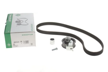 Комплект ГРМ (ремінь + ролик) AUDI A3, A4 B5, A6 C5, TT SEAT ALHAMBRA, CORDOBA, IBIZA II, LEON, TOLEDO II SKODA OCTAVIA I VW BORA, BORA I, GOLF IV, NEW BEETLE, SHARAN 1.8 01.95-12.10 INA 530 0170 10